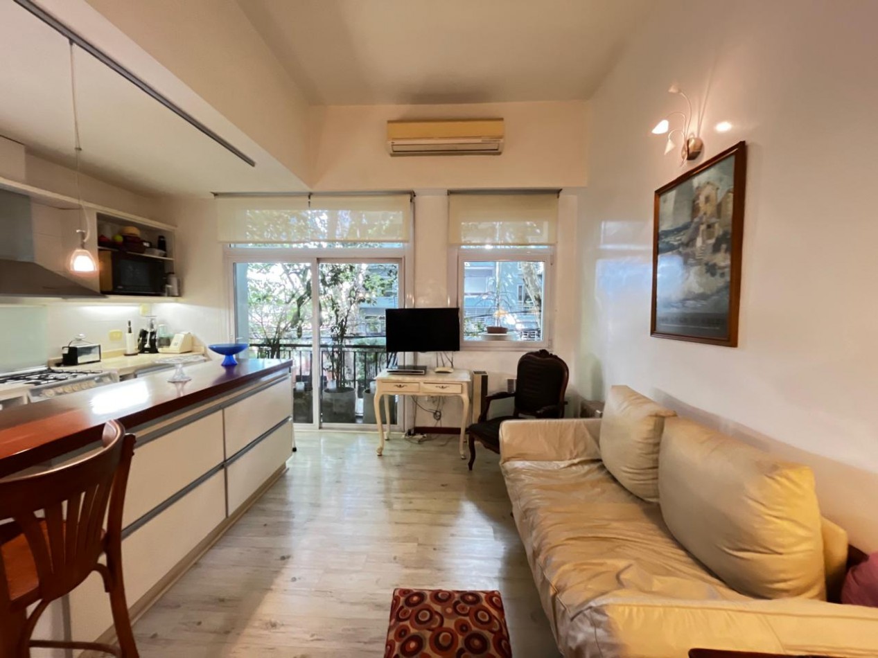 PH DE 2 AMBIENTES CON TERRAZA, QUINCHO Y BALCON AL FRENTE EN PALERMO